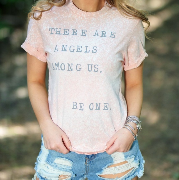 Angels Among Us Tee (Hidden Verse) Bleached - Picture 1 of 1